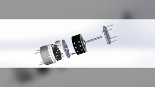 Affichage 3D du moteur ECM Changzhou Trustec