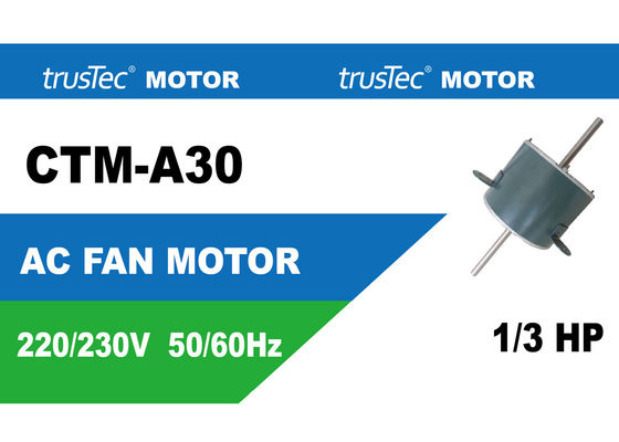 Moteur de fan en aluminium à C.A. de fenêtre universelle du fil 1/3HP CTM-A30 F48U02A30